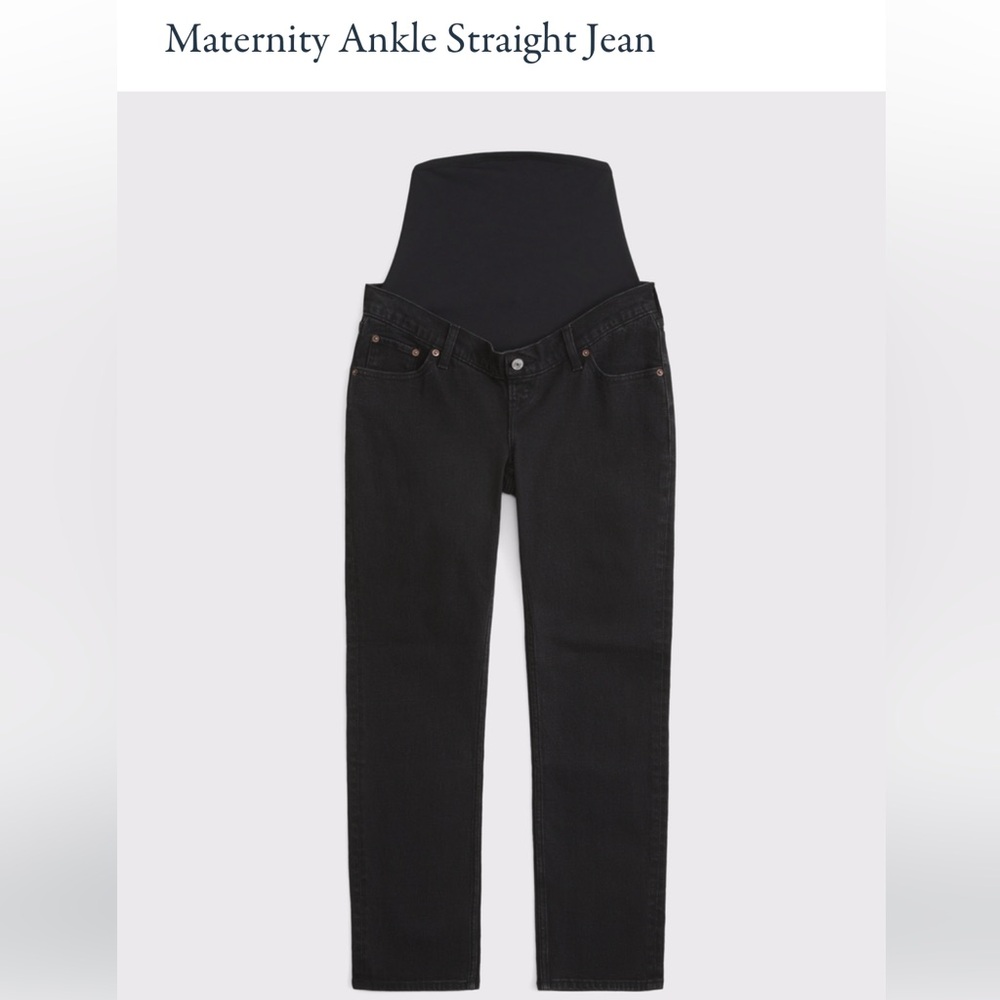 Abercrombie & Fitch Ankle Straight Maternity Jeans size 26